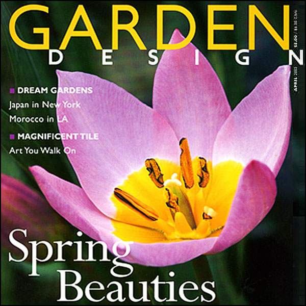 Garden Design Magazine Press Clipping - March/April 2002