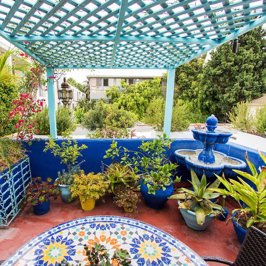 Moroccan garden details