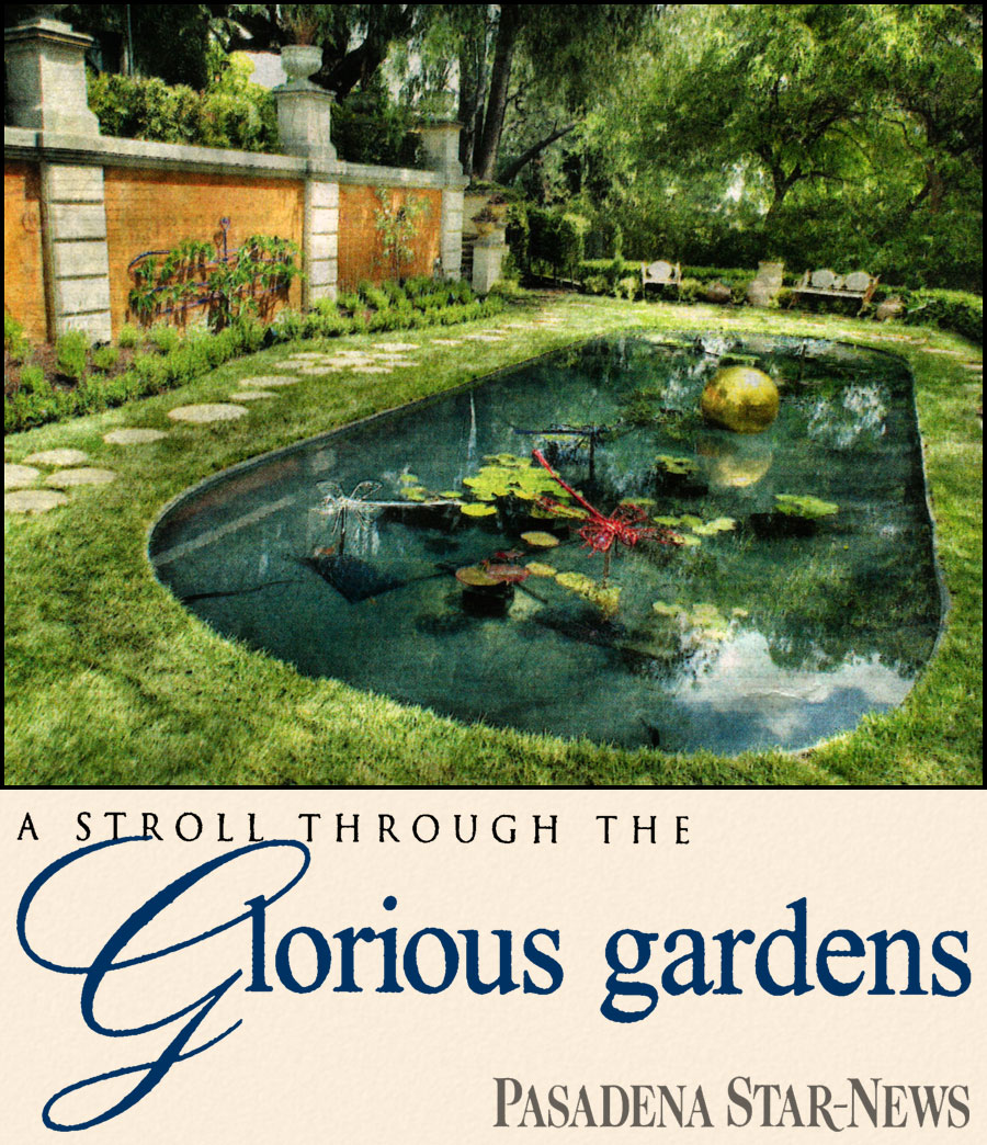 Pasadena Star News - April 27, 2001 - A Stroll Through the Glorious Gardens